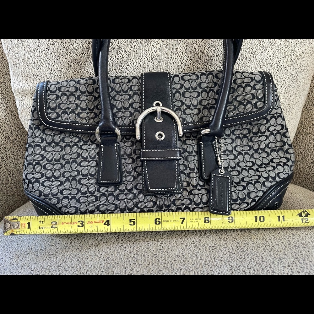 Vintage Monogram Coach Buckle Bag - Picture 8 of 9